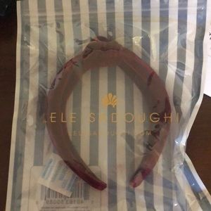 NEw in Bag Velvet headband with knot